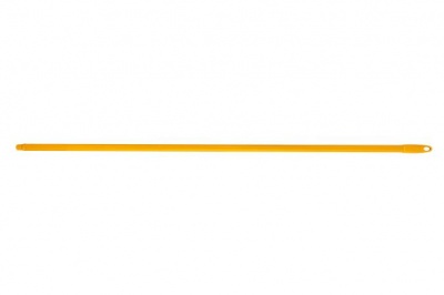 Nyél, menetes, alukróm, 140 cm, BONUS "Heavy Duty", sárga